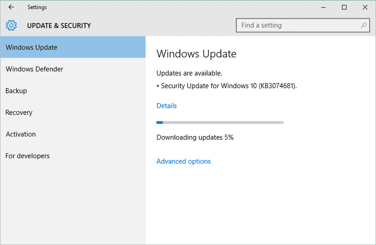 Importance of Windows updates  ePrompto